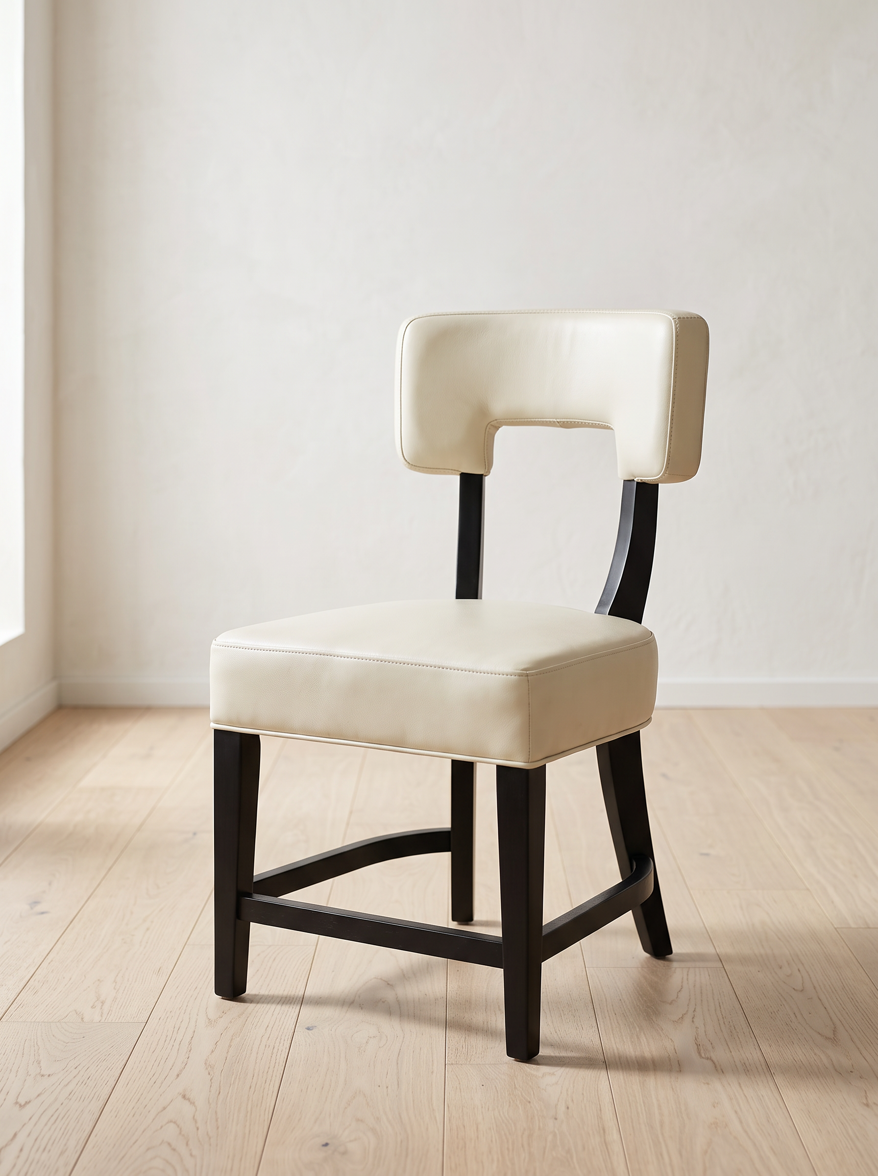 The Cream Barrel-Back Chair on the J&S showroom floor in Atlanta